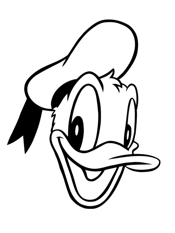 Donald kacsa arca Kifestő