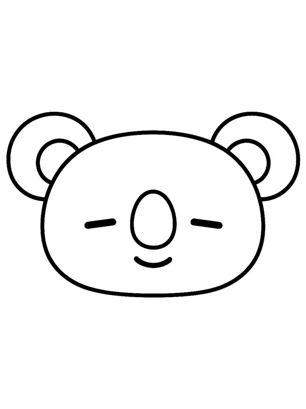 Koya BT21 feje Kifestő