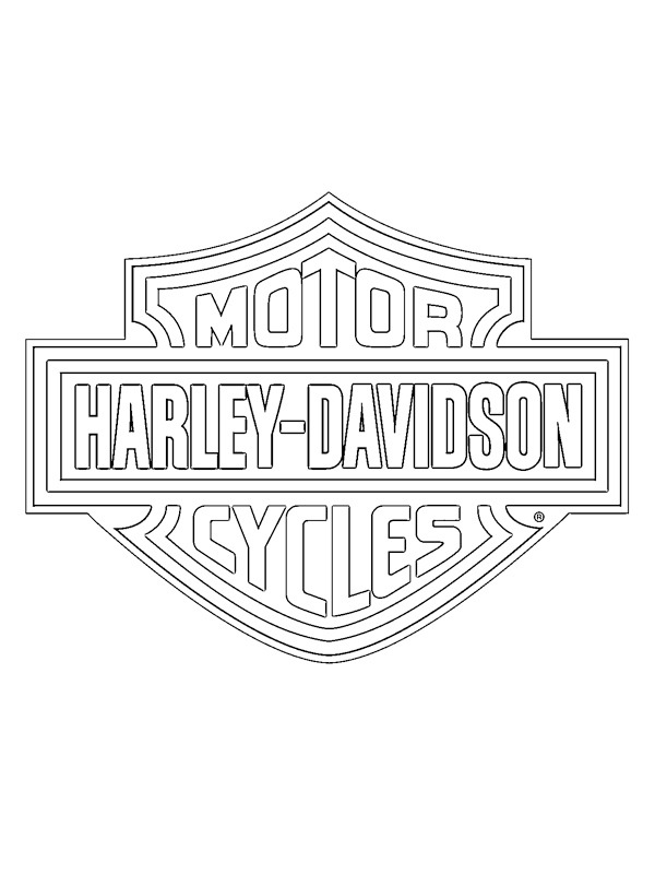 Harley-Davidson logó Kifestő