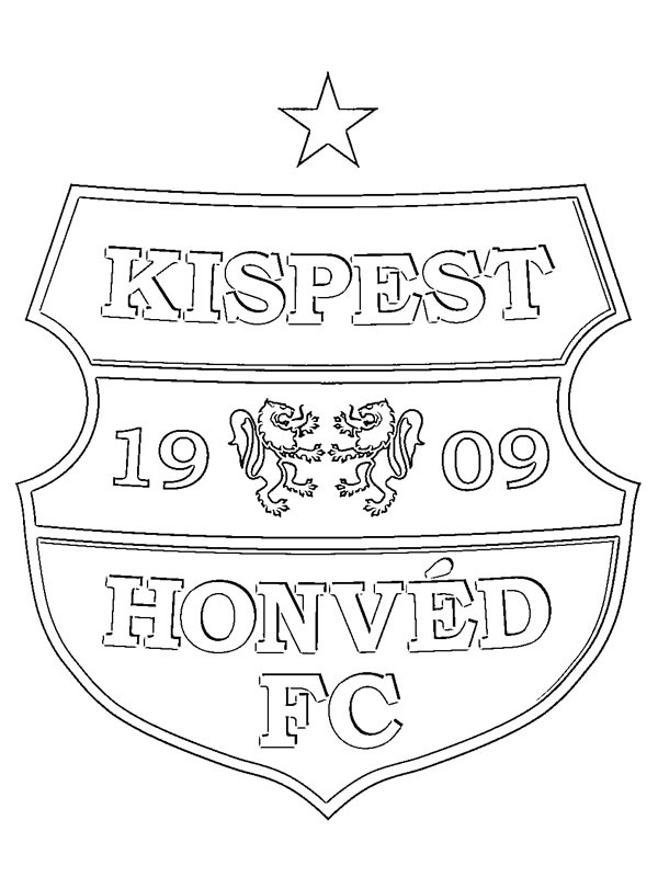 Budapest Honvéd FC Kifestő