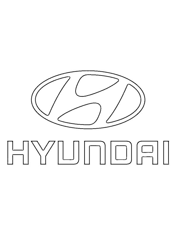Hyundai logó Kifestő