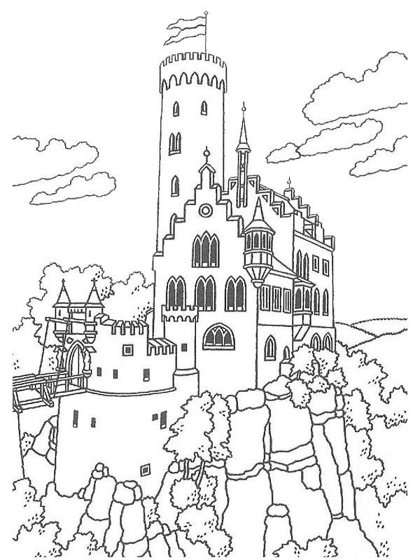 Lichtenstein kastély Kifestő