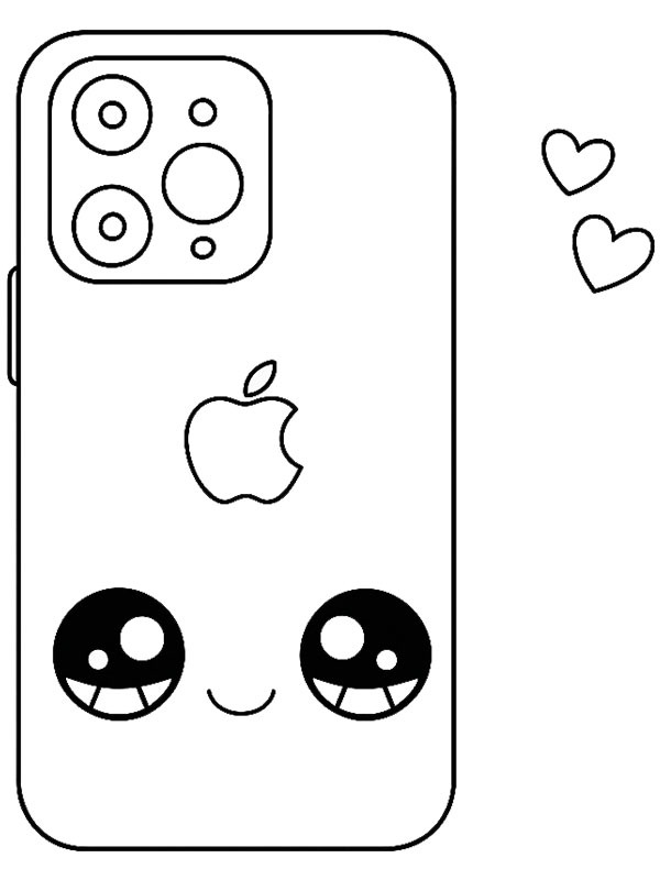 Kawaii iPhone Kifestő