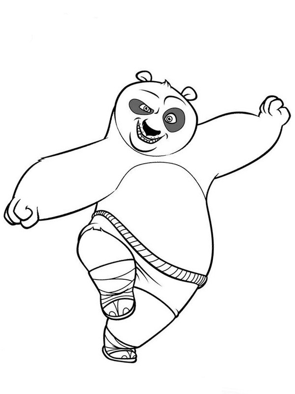 Po (Kung Fu Panda) Kifestő