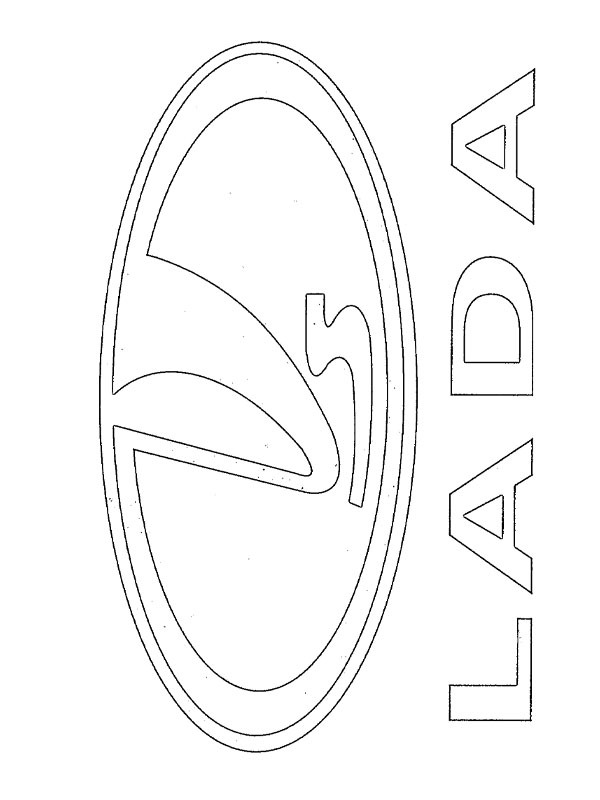 Lada logó Kifestő
