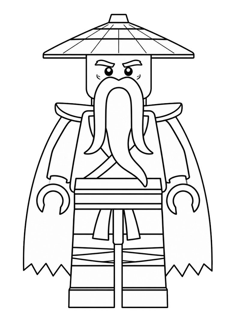 LEGO Ninjago Sensei Wu Kifestő