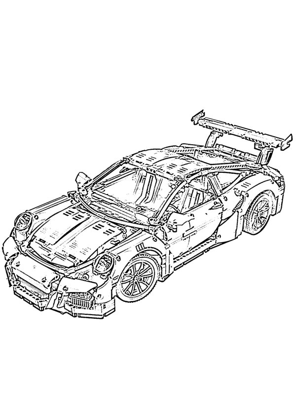 Lego Porsche 911 GT3 RS Kifestő