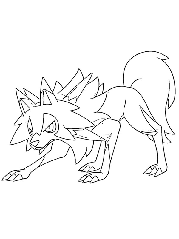 Lycanroc Kifestő