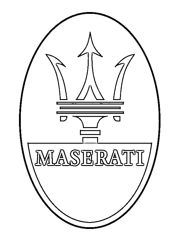 Maserati logó Kifestő