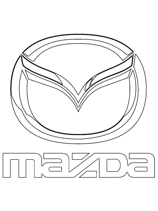 Mazda logó Kifestő