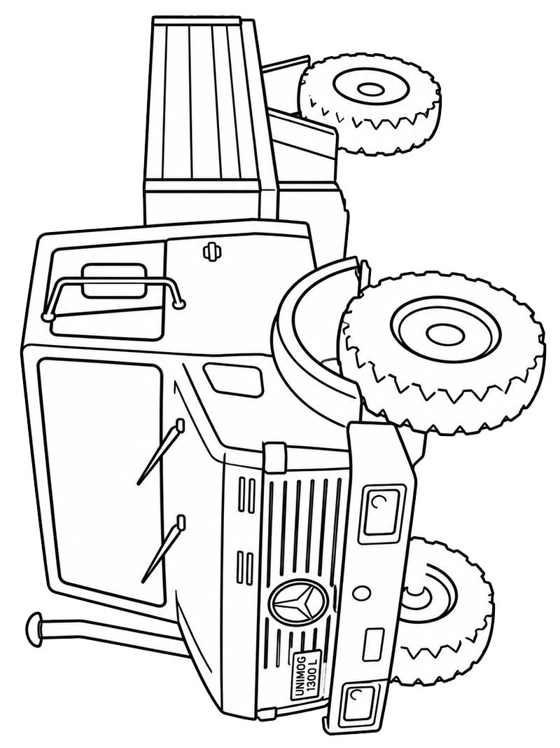 Mercedes Unimog 1300 L Kifestő