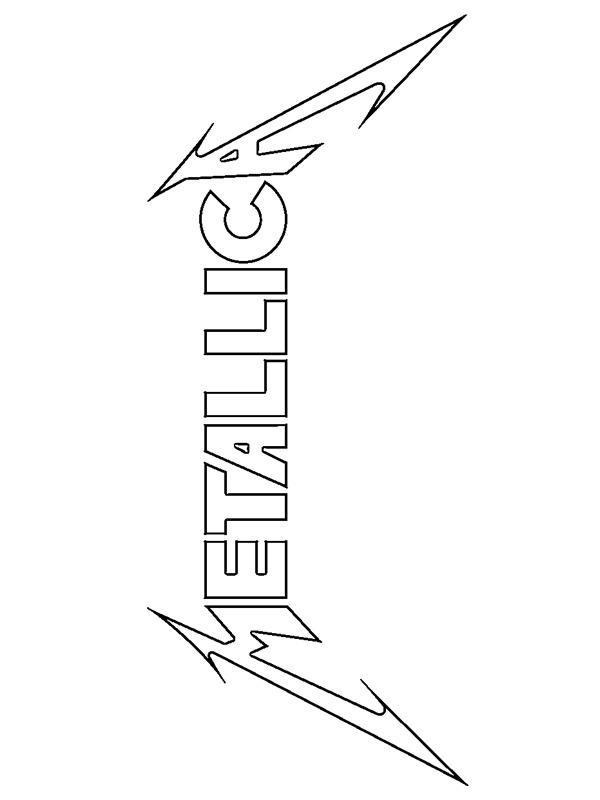 Metallica logó Kifestő