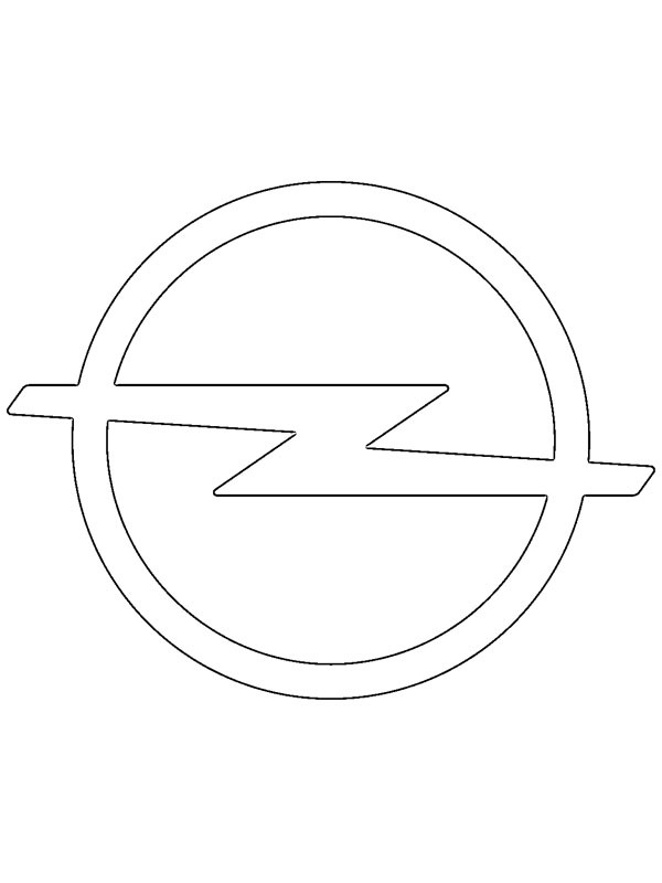 Opel logó Kifestő