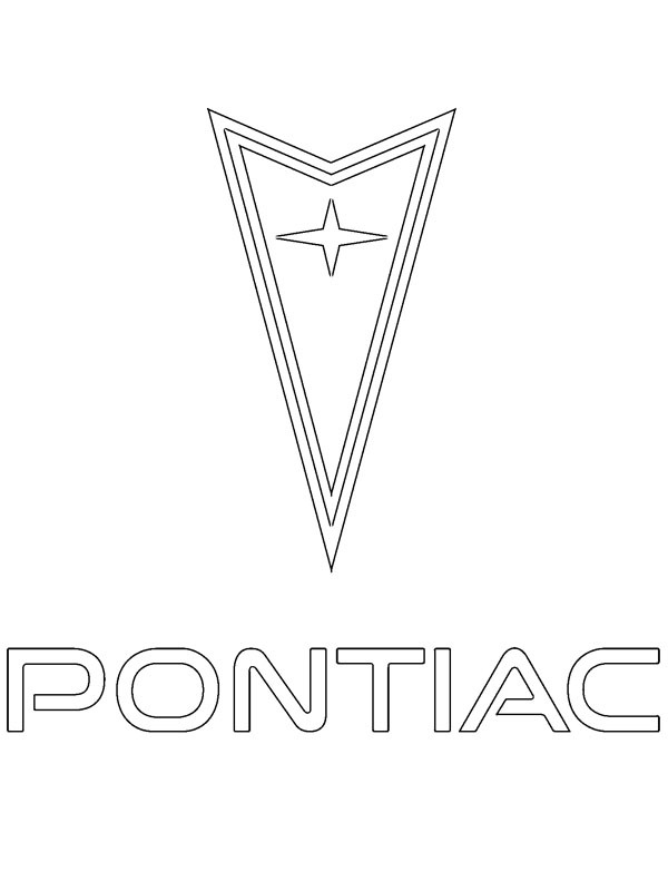 Pontiac logó Kifestő