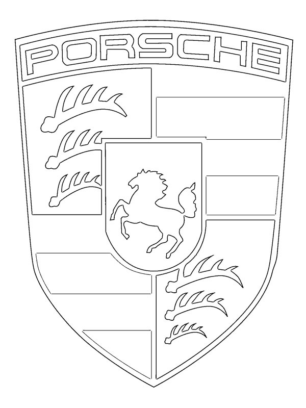 Porsche logó Kifestő