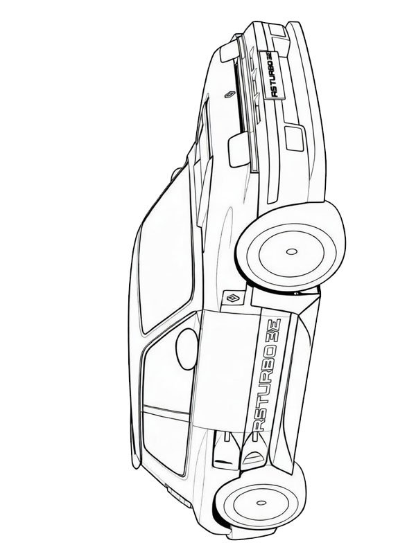 Renault 5 Turbo 3E Kifestő