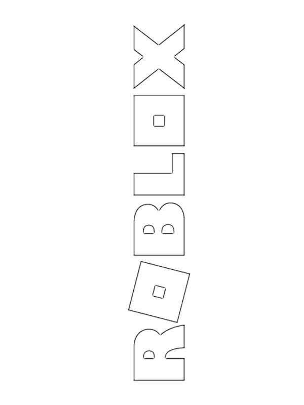 Roblox logó Kifestő