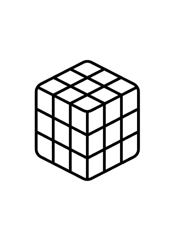 Rubik-kocka Kifestő