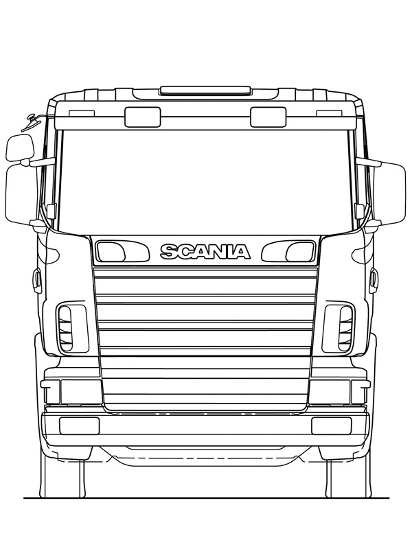 Scania R kamion Kifestő