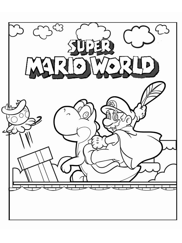Super Mario World Kifestő