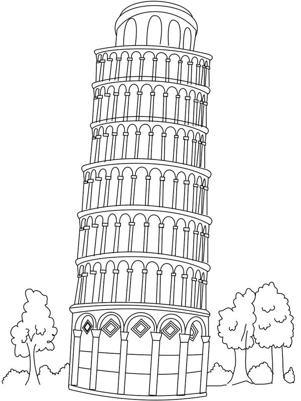Pisai ferde torony Kifestő
