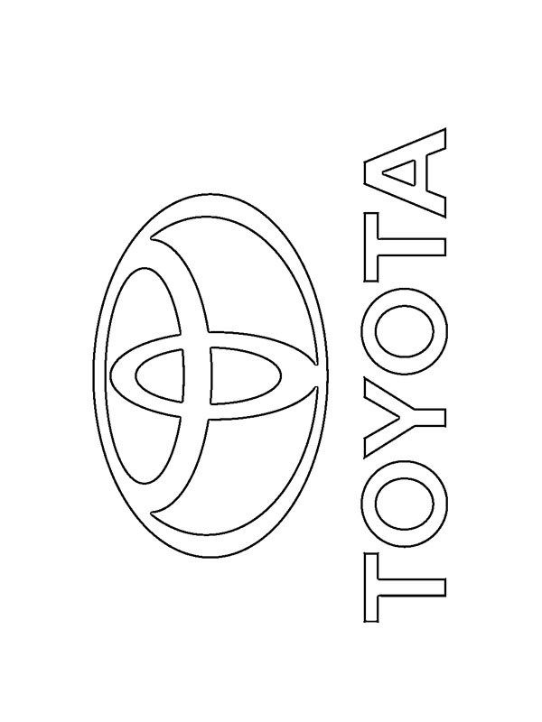 Toyota logó Kifestő