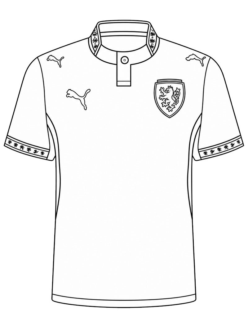 Csehorsz&aacute;g Futballmez Kifestő