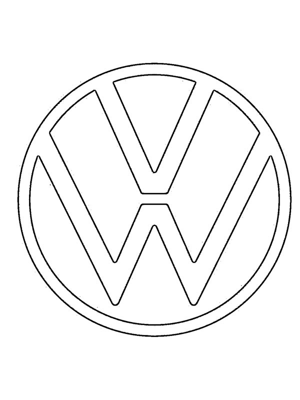 Volkswagen logó Kifestő