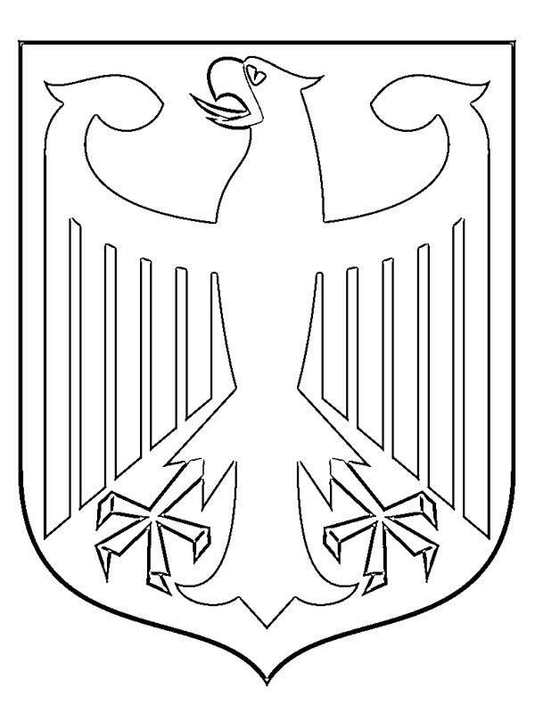 Németország címere Kifestő