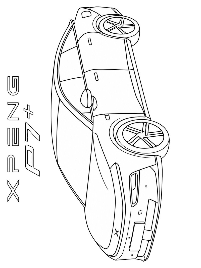 Xpeng p7+ Kifestő