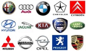 Autómárkák logói